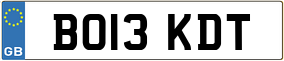 Truck License Plate